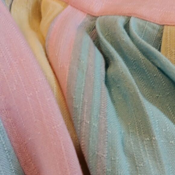 VIntage Ilyza Pastel Striped Skirt - Picture 8 of 8